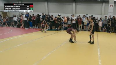 62.2-65.2 lbs Champ. Round 2 - Leonardo Bustos, Nolf Wrestling Academy vs Kamden Robinson, Texas