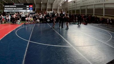 92 lbs Cons. Round 5 - Timothy Hill, Oregon vs Gage Green, Idaho