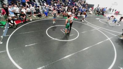 138 lbs Quarterfinal - Aaron Meza, Rough House Wrestling Club vs Antonio Montes, Arete Wrestling Academy