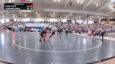 Girls 165 lbs Champ. Round 1 - Zaria Victor, Hixson High School vs Josephine Fisher, Riverdale High School