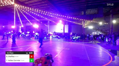 52 lbs 3rd Place - Beau Steffes, Midwest Destroyers vs True Liam Valles Cormier, Team Aggression