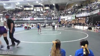 140 lbs Quarterfinal - Halle Pfannenstiel, Norton Community HS vs Chaysie Bachman, Russell HS