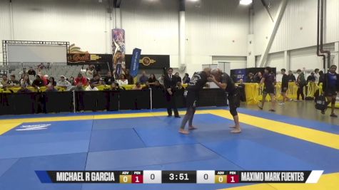 Maximo Mark Fuentes vs Michael R Garcia 2024 World IBJJF Jiu-Jitsu No-Gi Championship