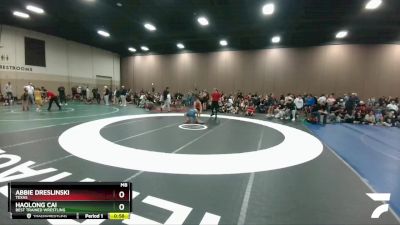 120-122 lbs Round 2 - Abbie Dreslinski, Texas vs Haolong Cai, Best Trained Wrestling