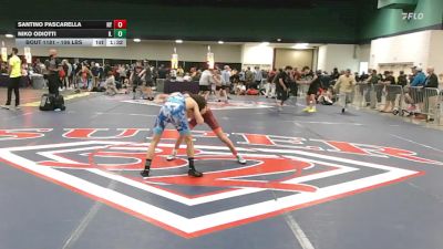 106 lbs Consi Of 16 #1 - Santino Pascarella, NY vs Niko Odiotti, IL