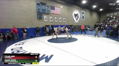 175 lbs Cons. Round 7 - Tyler Kipp, Centennial vs Ronin Davis, Liberty (Bakersfield)