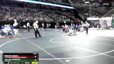 138 Class 2 lbs Champ. Round 1 - Nolan Laughlin, Blair Oaks vs Trevor Green, St. Michael The Archangel Catholic