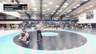 149 lbs Cons. Round 2 - Jacob Bettencourt, Wilkes vs Ben Grater, Wilkes