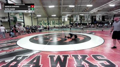 118 lbs Rr Rnd 5 - Jocelyn Sanchez, Legacy Wrestling vs Sofia Qadir, Oakton High School