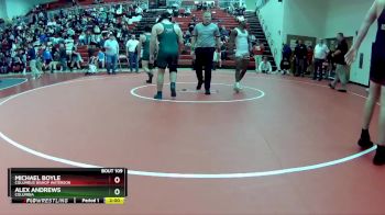215 lbs Round 2 - Michael Boyle, Columbus Bishop Waterson vs Alex Andrews, Columbia