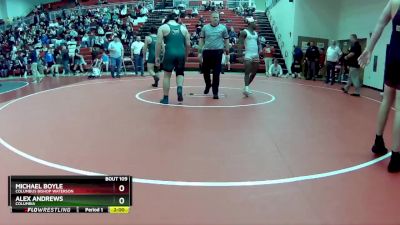 215 lbs Round 2 - Michael Boyle, Columbus Bishop Waterson vs Alex Andrews, Columbia