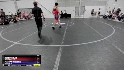 157 lbs Round 2 (8 Team) - Joseph Ruiz, New Jersey vs NATHAN NIELSEN, Georgia