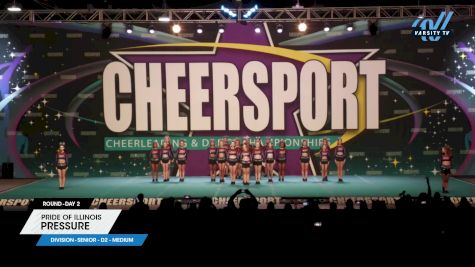 Pride of Illinois - Pressure [2025 L2 Senior - D2 - Medium Day 2] 2025 CHEERSPORT National All Star Cheerleading Championship