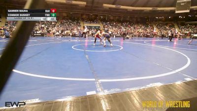 92 lbs Consi Of 16 #1 - Gannen Majka, Black Fox Wrestling Academy vs Connor Suskey, Team Tulsa Wrestling Club