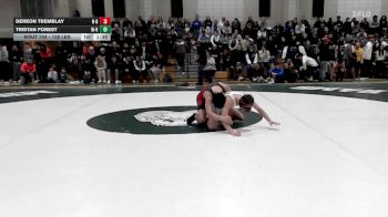 138 lbs Final - Dereon Tremblay, New Bedford vs Tristan Forest, Whitman-Hanson