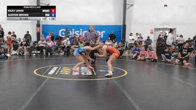 61 lbs Rr Rnd 3 - Kiley Lewis, MPOWER Girls Wrestling Club - W vs Auston Brown, Ohio Goons - W