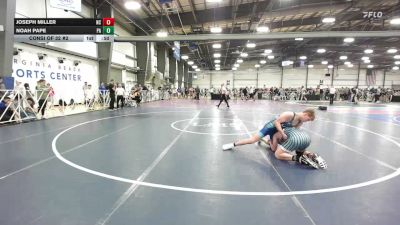 142 lbs Consi Of 32 #2 - Joseph Miller, NC vs Noah Pape, PA