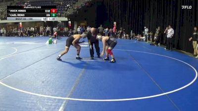 155 lbs Round 5 - Huck Hines, Victory School Of Wrestling vs Cael Reno, Sarbackers Wrestling Academy
