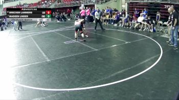 105 lbs 7th Place Match - Brecken Lammers, League Of Heroes vs Madsen Linder, Cozad Wrestling Club