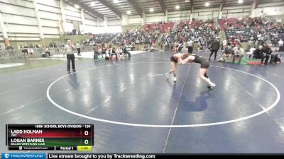 120 lbs Quarterfinal - Logan Barnes, Dillon Wrestling Club vs Ladd Holman, JWC