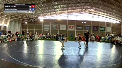 100 lbs Simon Trapp, North Dakota vs Blaze Sevigny, South Dakota