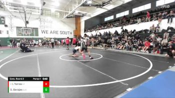 150 lbs Cons. Round 2 - Ivan Torres, North Torrance vs Sebastian Barajas, St. John Bosco