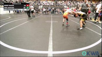 67 lbs Consi Of 8 #1 - Henry Mason, Lexington Wrestling Club vs Abel Sanchez, OKC Saints Wrestling