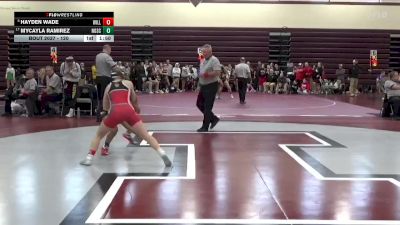 120 lbs Cons. Round 1 - Hayden Wade, Williamsburg vs Mycayla Ramirez, North Scott