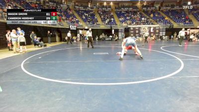 157 lbs Consy 2 - Mason Grove, Bellefonte vs Cameron Hershey, Spring Grove