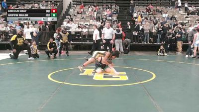 96-M2 lbs Rr Rnd 3 - Lincoln Gray, East Hartford Stingers Youth vs Griffin Miller, South Plainfield