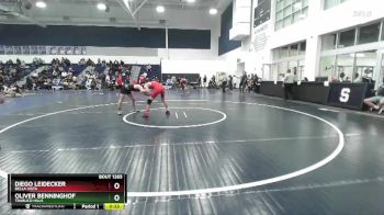 132 lbs Cons. Semi - Diego Leidecker, Bella Vista vs Oliver Benninghof, Trabuco Hills