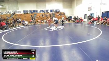 285 lbs Semis & 3rd Wb (16 Team) - Joseph Alaniz, Fresno City College vs Aiden Riddleberger, Santa Rosa Junior College