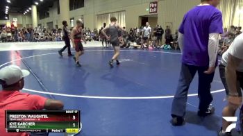 126 lbs Round 2 Champ & Wb (32 Team) - Preston Waughtel, Team Shutt Bowman vs Kye Karcher, BRAWL Black