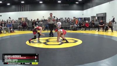 75 lbs Round 4 - Zander Smith, Indiana Outlaws vs Julian Lawrence, Steel Valley Renegades Wrestling Club