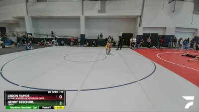 70 lbs Champ. Round 1 - Jadon Ramos, El Paso Enforcers Wrestling Club vs Henry Beecherl, Texas