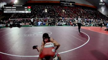 3A 120 lbs Cons. Round 1 - Ashton Lewis, Kootenai vs Landen Chum, Oakley