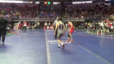 1A-113 lbs Champ. Round 1 - Jack Gogel, Lisbon vs Tyler Peugh, West Central Valley