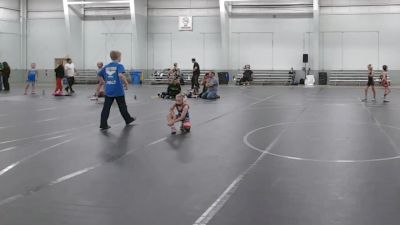 52 lbs Round 6 (8 Team) - Trey Sanders, Mat Assassins Black vs Penelope Webb, Team Ohio