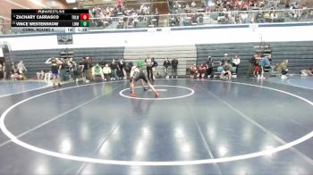 132 lbs Cons. Round 4 - Vince Westenskow, Lil Mavs Wrestling vs Zachary Carrasco, Team Real Life Wrestling