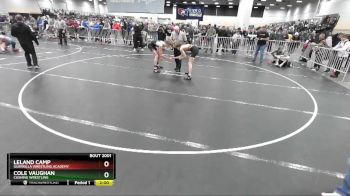 120 lbs Champ. Round 1 - Leland Camp, Guerrilla Wrestling Academy vs Cole Vaughan, Cushing Wrestling