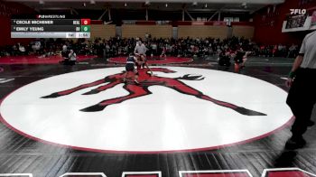 110 lbs Quarterfinal - Emily Yeung, Dougherty Valley vs Cecile Michener, Healdsburg