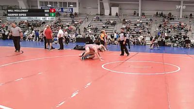 160 lbs Rr Rnd 2 - Will Holloway, Rabbit Wrestling Club - HSB vs Harper Sipes, Valley Boyz - HSB