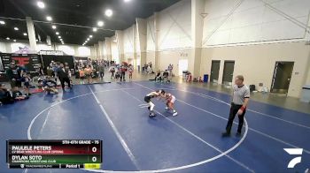 75 lbs Round 1 - Dylan Soto, Champions Wrestling Club vs Paulele Peters, LV Bear Wrestling Club (Spring