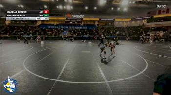 110 lbs 7th Place Match - Austyn Sexton, Mid-Prairie vs Isabelle Shafer, Ankeny