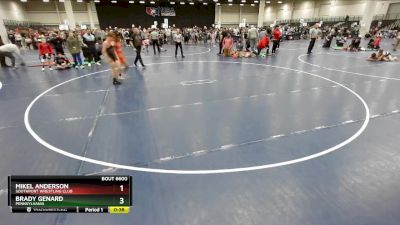 92 lbs Cons. Round 4 - Brady Genard, Pennsylvania vs Mikel Anderson, Southport Wrestling Club