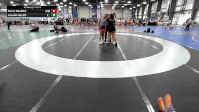 138 lbs Rr Rnd 1 - Nola Walker, East Rowan Wrestling Club vs Jillian Giller, Illinois Cornstars
