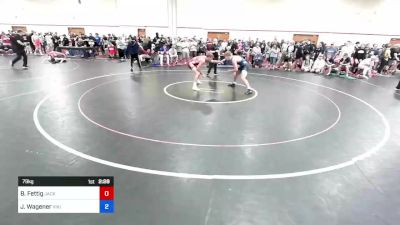 79 kg Rnd Of 64 - Brock Fettig, Jackrabbit Wrestling Club vs Joshua Wagener, Viking RTC