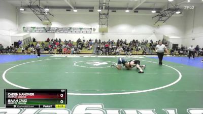 125 lbs Cons. Round 2 - Isaiah Cruz, Cerritos College vs Caden Hanover, Palomar College