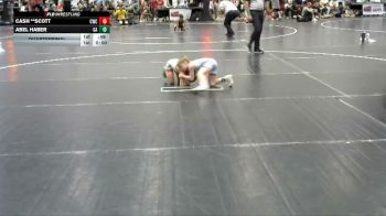 50 lbs Quarterfinal - Cash **Scott, Cowboy Wrestling Club vs Abel Haber, Grapple Academy