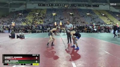 125 lbs Quarters & 1st Wb (16 Team) - Kobi Johnson, Providence (Mont.) vs Garrett Johnson, Oklahoma City